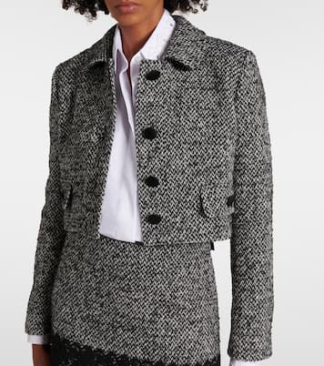 Cropped wool-blend tweed jacket | Dolce&Gabbana