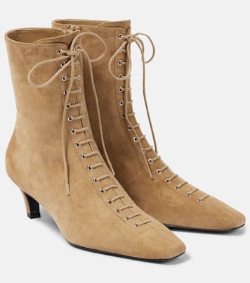 Stivali stringati in suede | Toteme