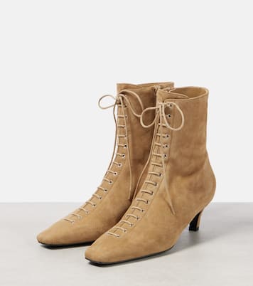Stivali stringati in suede | Toteme