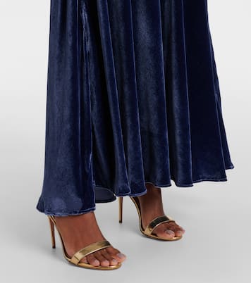 Robe longue Emery en velours | Rixo