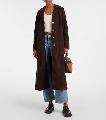 Cappotto Astraea in suede | Rixo