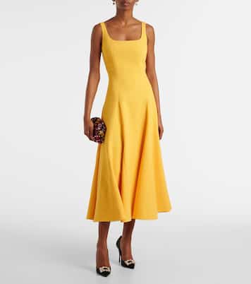Abito midi Neith in crêpe | Emilia Wickstead