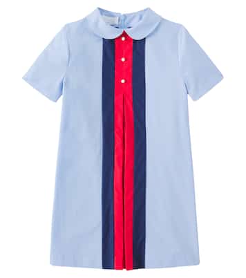 Kleid aus Baumwollpopeline | Gucci Kids