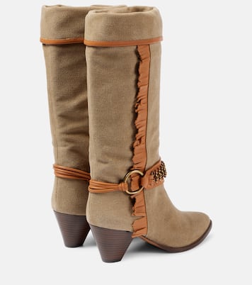 Bottines santiags Levon en toile | Isabel Marant