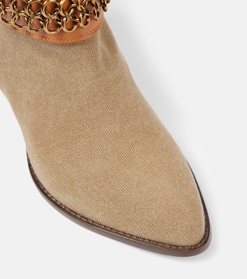Bottines santiags Levon en toile | Isabel Marant
