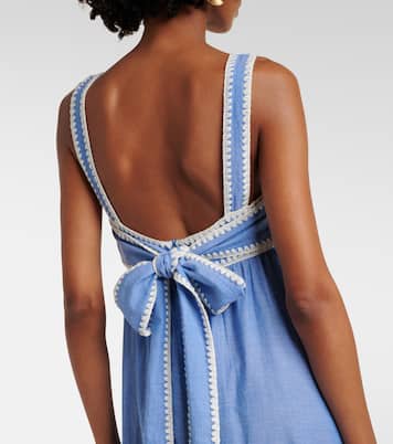 Abito midi in chambray di cotone | Juliet Dunn