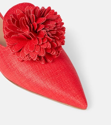 Couturier appliqué mules | Aquazzura