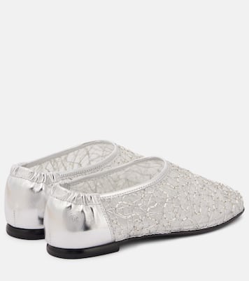 Ballerine Eden in pizzo metallizzato | Simkhai