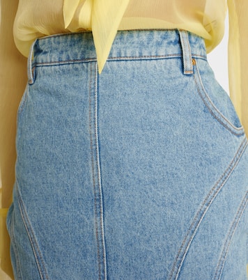 Falda midi en denim | Nina Ricci