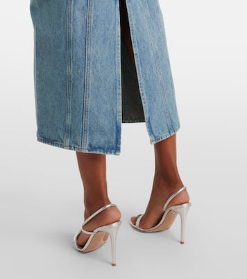 Falda midi en denim | Nina Ricci