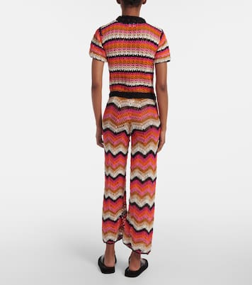 Pantaloni a gamba larga in crochet | Anna Kosturova