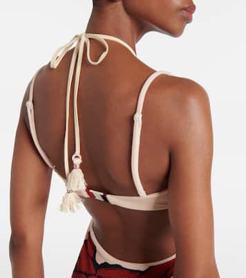 Abito midi con cut-out e stampa | Johanna Ortiz