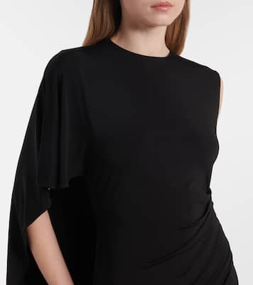 Abito lungo con volant e mantella | Stella McCartney