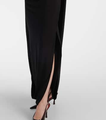 Abito lungo con volant e mantella | Stella McCartney