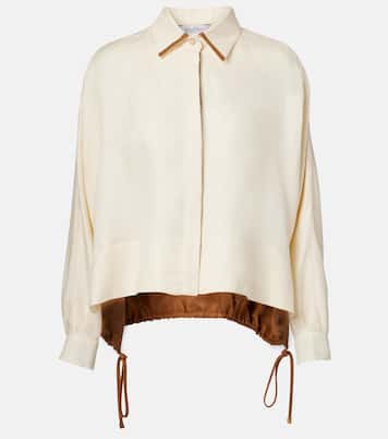Blusa Biacco in lino e seta | Max Mara