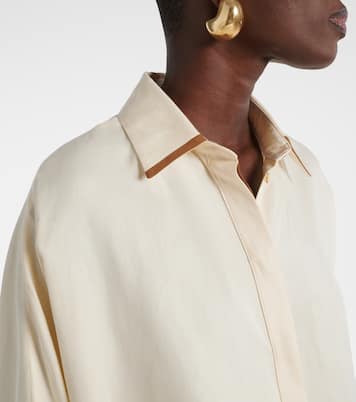 Blusa Biacco in lino e seta | Max Mara