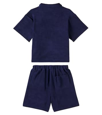 Polo e shorts in misto cotone | Il Gufo