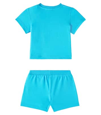 Bebé - set de camiseta y shorts de algodón | Moschino Kids
