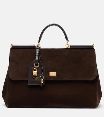 Borsa Sicily Large in suede | Dolce&Gabbana