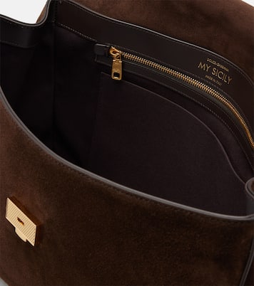 Borsa Sicily Large in suede | Dolce&Gabbana