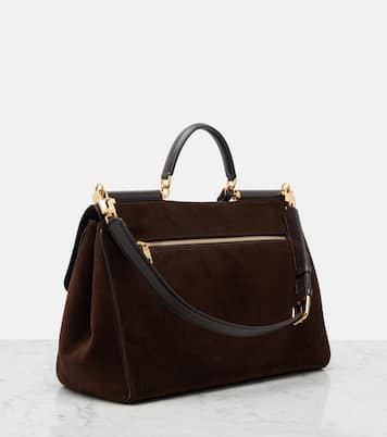 Borsa Sicily Large in suede | Dolce&Gabbana