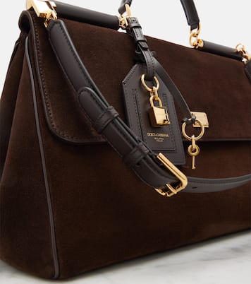 Borsa Sicily Large in suede | Dolce&Gabbana