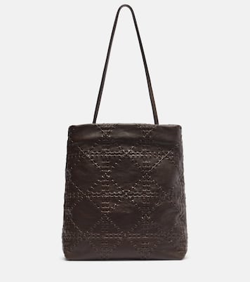 Borsa Lilou in pelle con ricamo | The Row