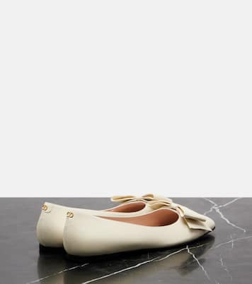 Ballerine in pelle con fiocco | Valentino Garavani