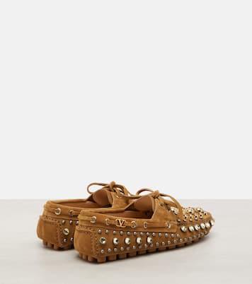 Fastaway 스터드 스웨이드 드라이빙 슈즈 | Valentino Garavani