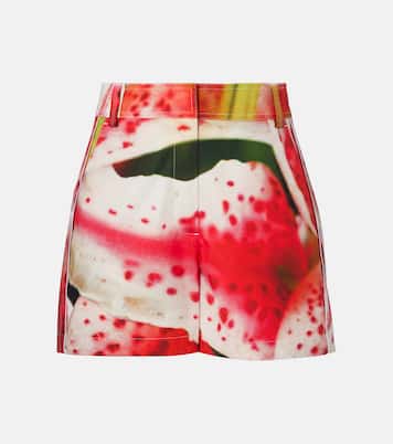 Cotton-blend cargo shorts | Tory Burch