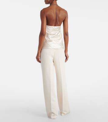 Fatuo chain-detail satin camisole | Sportmax