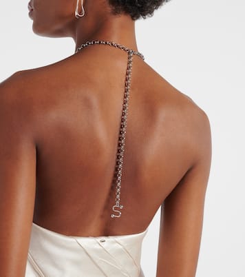 Fatuo chain-detail satin camisole | Sportmax