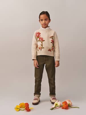Gillia embroidered wool-blend sweater | Bonpoint