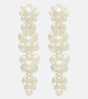 Pendientes Drip con perlas sintéticas | Simone Rocha