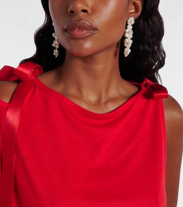 Pendientes Drip con perlas sintéticas | Simone Rocha