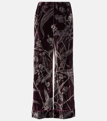 Floral satin pajama pants | La DoubleJ