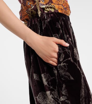 Floral satin pajama pants | La DoubleJ