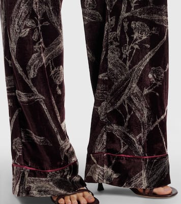 Floral satin pajama pants | La DoubleJ