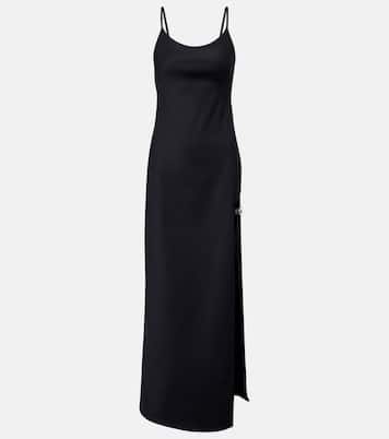 Garter cotton-blend jersey maxi dress | Coperni