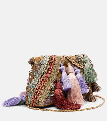 Embellished jacquard clutch | Dries Van Noten