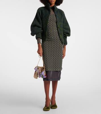 Embellished jacquard clutch | Dries Van Noten