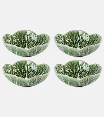 Set de 4 boles Cabbage de loza | Bordallo Pinheiro