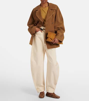 Clutch Nina Small aus Veloursleder | Aesther Ekme