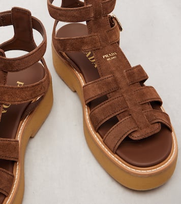 Sandalias de pescador con plataforma | Prada