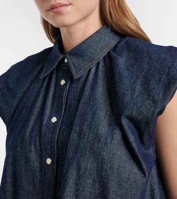 Shell denim blouse | Frame