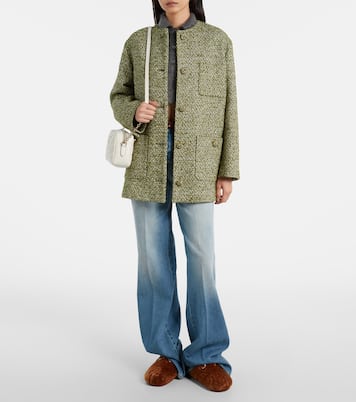 Mules Sol Horsebit en shearling | Gucci