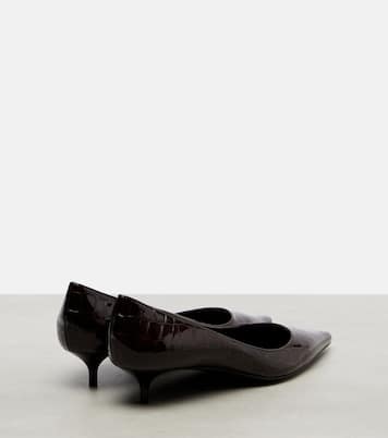 Amelia 35鳄鱼纹效果皮革高跟鞋 | Jimmy Choo