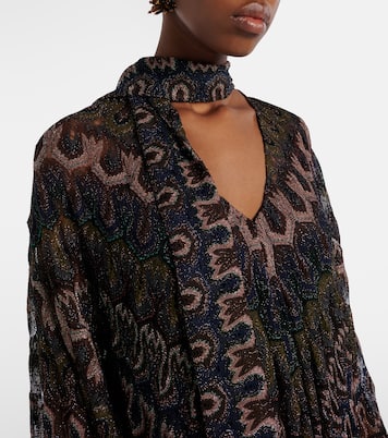 Maxikleid aus Lamé | Missoni