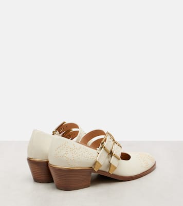 Susan studded leather Mary Jane pumps | Chloé