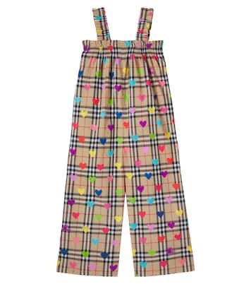 Peto Burberry Check de algodón | Burberry Kids